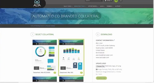 Impartner Through Partner, Co Branded Collateral and MDF Modules