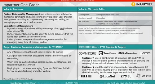 Win Deals and Retire Quota with the One-two Punch of PRM and CRM