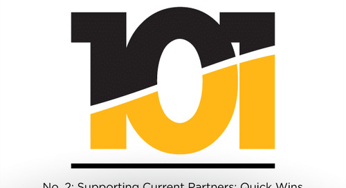 Supporting Current Partners: Quick Wins That Can Provide a Boost to Performance