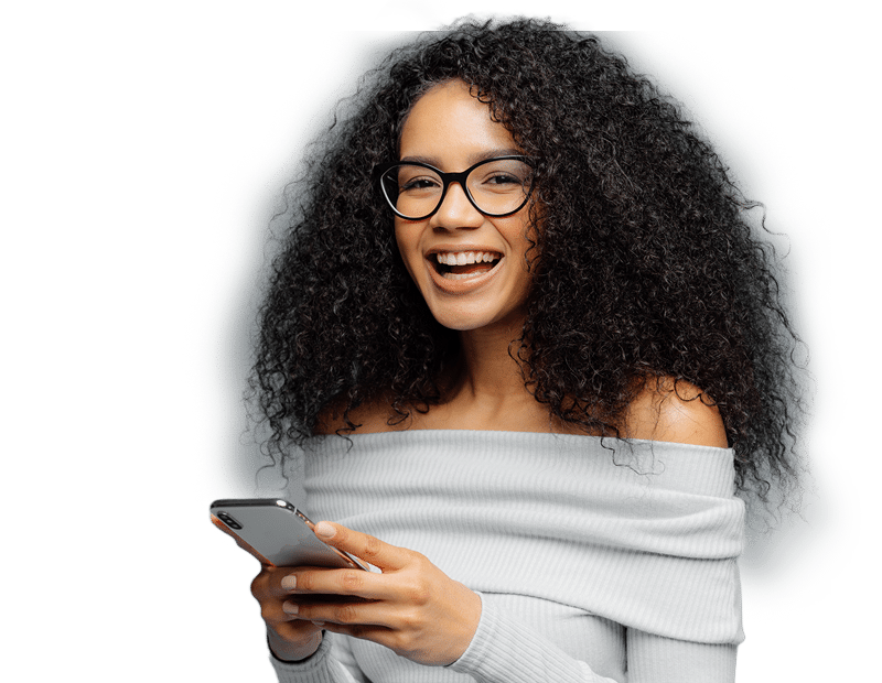 Happy Customer Communicate